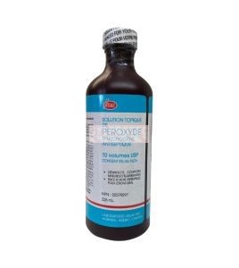 Peroxyde d'hydrogène 225 ml, 3 % de concentration
