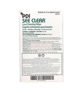 lingette nettoyante pour lentille antistatique en boîte de 100