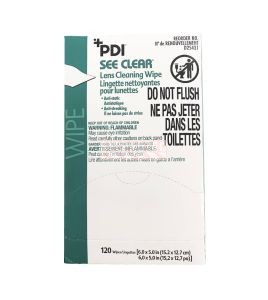 lingette nettoyante pour lentille antistatique en boîte de 100
