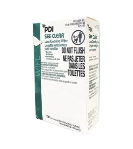 lingette nettoyante pour lentille antistatique en boîte de 100