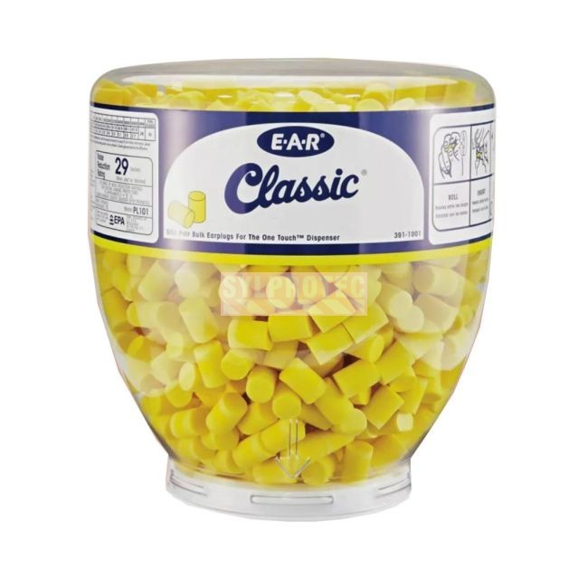 Recharge distributeur bouchon d'oreille jetable 500 unités 29 dB