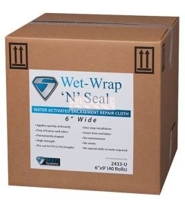 Wet Wrap N Sealrepair and encapsulation insulation product