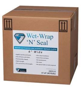 Wet Wrap N Sealrepair and encapsulation insulation product