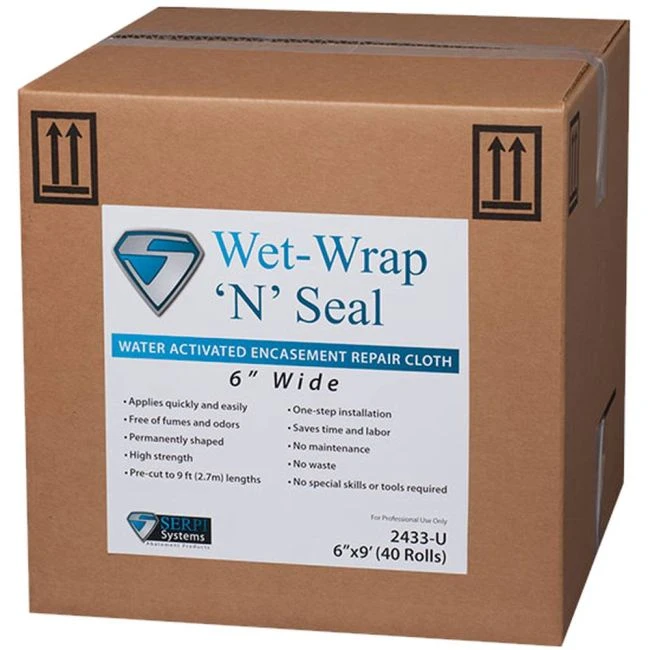 Wet Wrap N Sealproduit de réparation et encapsulation isolation