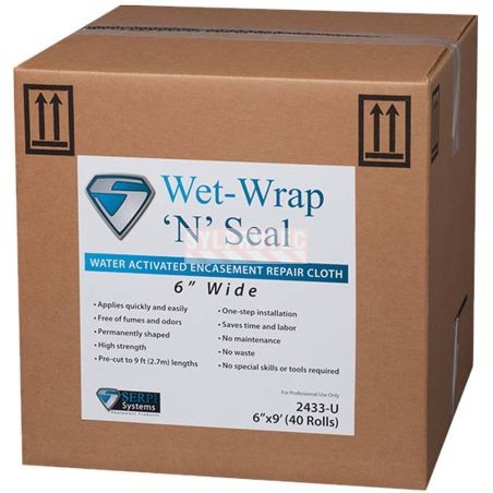 Wet Wrap N Sealrepair and encapsulation insulation product