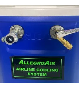 Allegro 9280-LP compressed air cooling system, low pressure