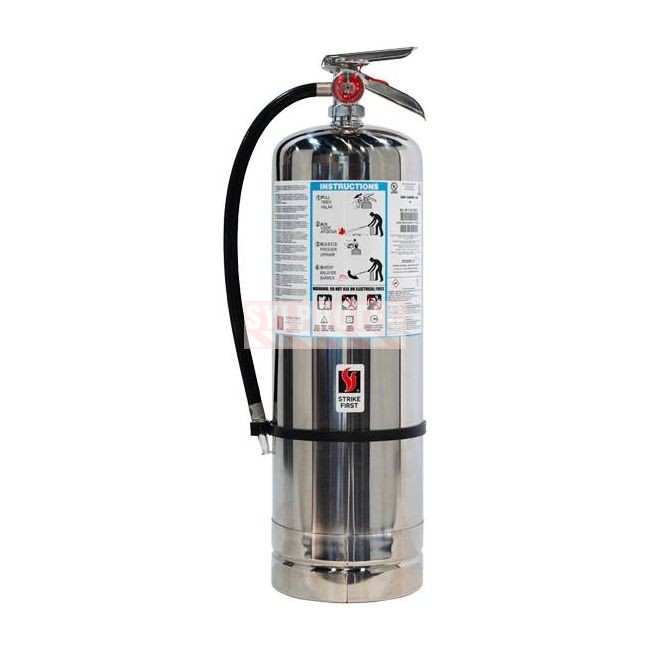 Portable pressurized water fire extinguisher, 2.4 Gal Strike First
