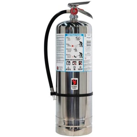 Portable pressurized water fire extinguisher, 2.4 Gal Strike First