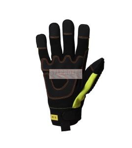Gants de mécanicien résistants aux chocs et haute visibilité
