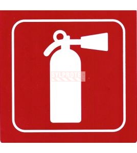 copy of Self-adhesive vinyl extinguisher fire safety sign