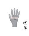 Antistatic gloves with low lint and non marking palms
