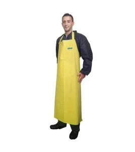 Tablier à bavette en nylon 35 X 45 recouvert de P.V.C.