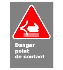 Affiche CDN Danger Point de contactECD415 Sylprotec