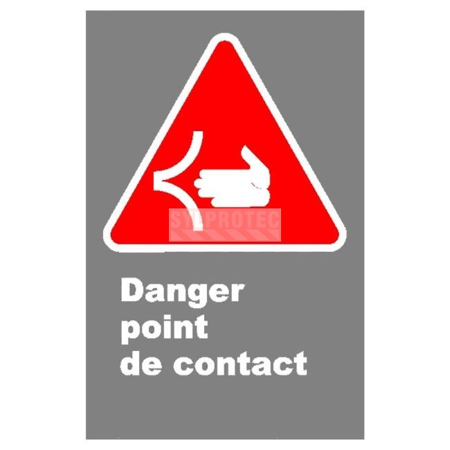 Affiche CDN Danger Point de contactECD415 Sylprotec