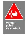 CSA Danger Point of Contact Sign ECD415 Sylprotec