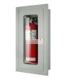 Semi-recessed cabinet for 2.5 gal, 10 lbs, 20 lbs extinguishers