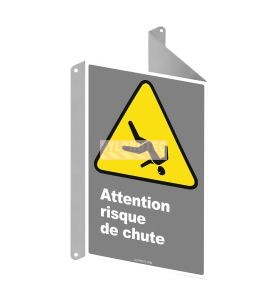 Affiche CDN «Attention risque de chute» de langue française: langues, formats & matériaux divers   options