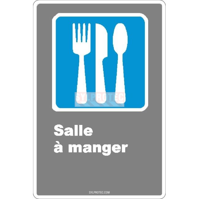 Affiche CDN«Salle à manger» de langue française: formats variés, matériaux divers, d’autres langues & options