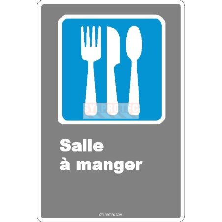 Affiche CDN«Salle à manger» de langue française: formats variés, matériaux divers, d’autres langues & options