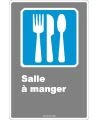 Affiche CDN«Salle à manger» de langue française: formats variés, matériaux divers, d’autres langues & options