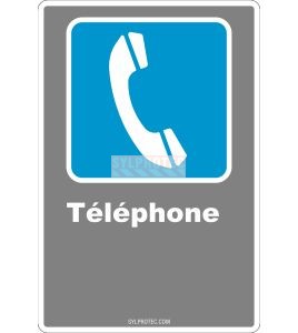 Affiche CDN «Téléphone» de langue française: formats variés, matériaux divers, d’autres langues & options