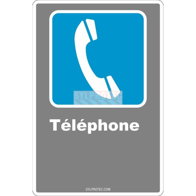 Affiche CDN «Téléphone» de langue française: formats variés, matériaux divers, d’autres langues & options