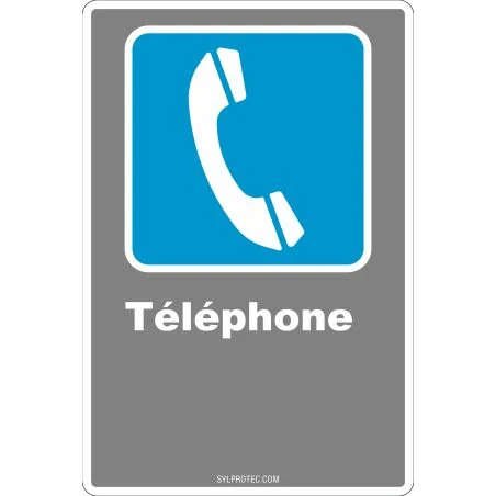 Affiche CDN «Téléphone» de langue française: formats variés, matériaux divers, d’autres langues & options