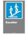 Affiche CDN«Escalier» de langue française: formats variés, matériaux divers, d’autres langues & options