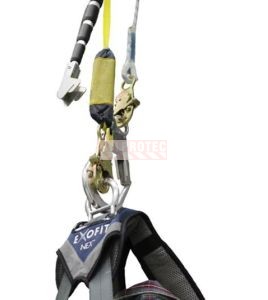 Poteau de sauvetage télescopique pour dispositif Rollgliss R550