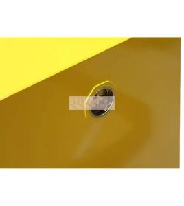 Armoire de 90 gallons (341 L) pour liquides inflammables, certifiée FM, NFPA, OSHA.