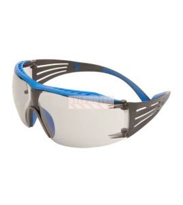 3M™ SecureFit™ 400 Series Safety Glasses SF407XSGAF-BLU, Indoor/Outdoor Gray Scotchgard™ Anti-Fog Lens
