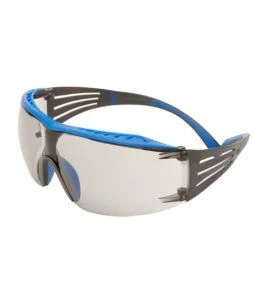 Lunettes de sécurité 3M™ SecureFit™ série 400 SF407XSGAF-BLU, lentille grise intérieur-extérieur antibuée Scotchgard™