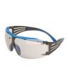 3M™ SecureFit™ 400 Series Safety Glasses SF407XSGAF-BLU, Indoor/Outdoor Gray Scotchgard™ Anti-Fog Lens