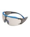 Lunettes de sécurité 3M™ SecureFit™ série 400 SF407XSGAF-BLU, lentille grise intérieur-extérieur antibuée Scotchgard™