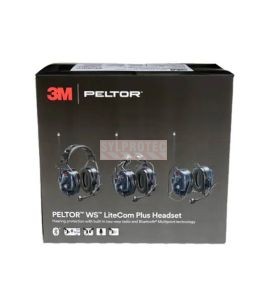 3M™ PELTOR™ WS™ LiteCom™ Plus helmet-attached communication earmuffs, model MT73H7P3E4610WS6NA