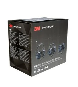 3M™ PELTOR™ WS™ LiteCom™ Plus helmet-attached communication earmuffs, model MT73H7P3E4610WS6NA