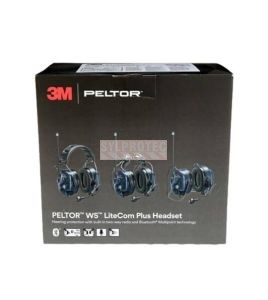 3M™ PELTOR™ WS™ LiteCom™ Plus helmet-attached communication earmuffs, model MT73H7P3E4610WS6NA