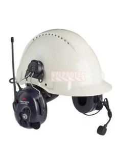 Coquilles de communication 3M™ PELTOR™ LiteCom™ fixées au casque, modèle MT53H7P3E4602-NA