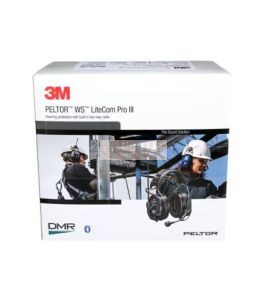 3M™ PELTOR™ WS™ LiteCom™ Pro III helmet-attached communication earmuffs, model MT173H7P3E4D1