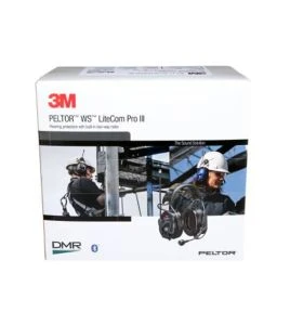 3M™ PELTOR™ WS™ LiteCom™ Pro III helmet-attached communication earmuffs, model MT173H7P3E4D1