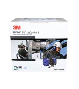 3M™ PELTOR™ WS™ LiteCom™ Pro III helmet-attached communication earmuffs, model MT173H7P3E4D1