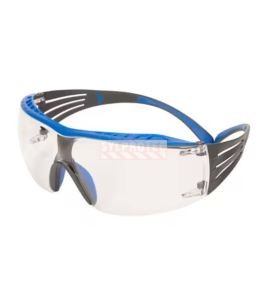 3M™ SecureFit™ 400 Series Safety Glasses SF401XSGAF-BLU, Clear Scotchgard™ Anti-Fog Lens