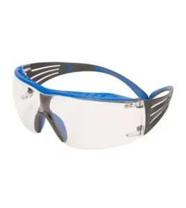 Lunettes de sécurité 3M™ SecureFit™ série 400 SF401XSGAF-BLU, lentille claire antibuée Scotchgard™