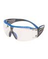Lunettes de sécurité 3M™ SecureFit™ série 400 SF401XSGAF-BLU, lentille claire antibuée Scotchgard™