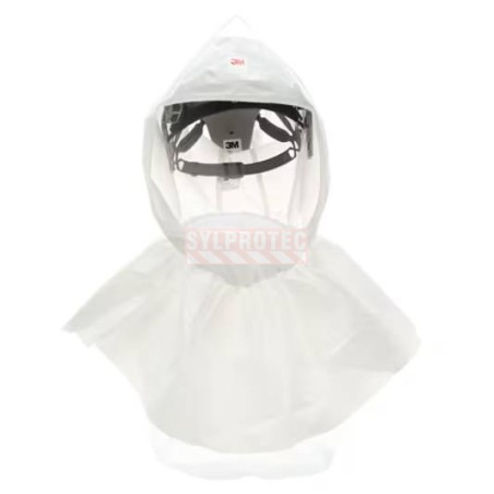 Cagoule Versaflo 3M avec col intérieur et coiffe de qualité supérieure, S-657, 1/caisse