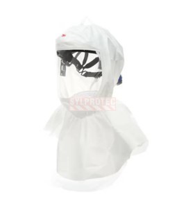 3M Versaflo S-657 Superior Headcover with Inner Collar and Headgear, 1/case