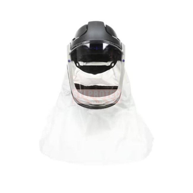 3M Versaflo M-405 Facepiece Assembly with Standard Hood and Visor