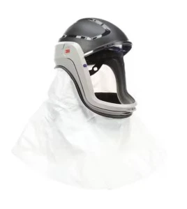 3M Versaflo M-405 Facepiece Assembly with Standard Hood and Visor