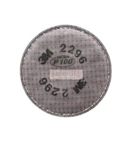 3M 2296 P100 Filter with Acid Gas Protection, Bag of 2 (1 Pair)