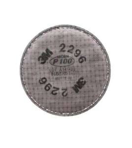 Filtre P100 3M 2296 avec protection gaz acides, sac de 2 (1 paire)